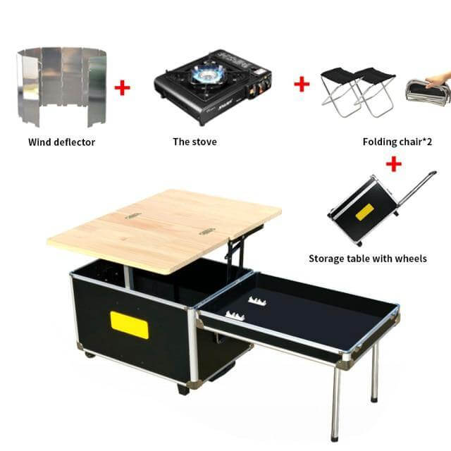 Portable Foldable Outdoor Camping Cooking Kitchen Table - Image 16