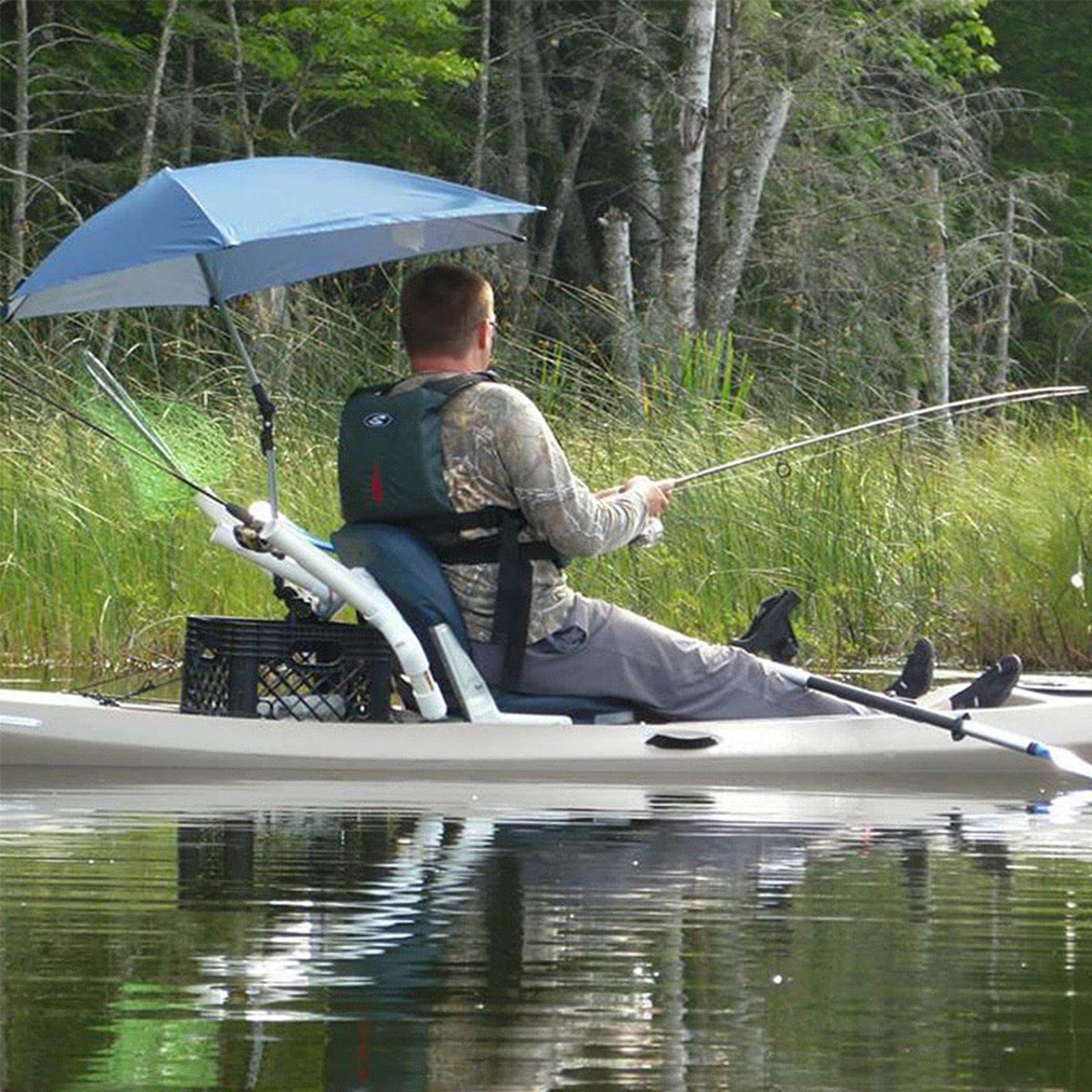 Portable Folding Umbrella with Universal Clamp - Image 4