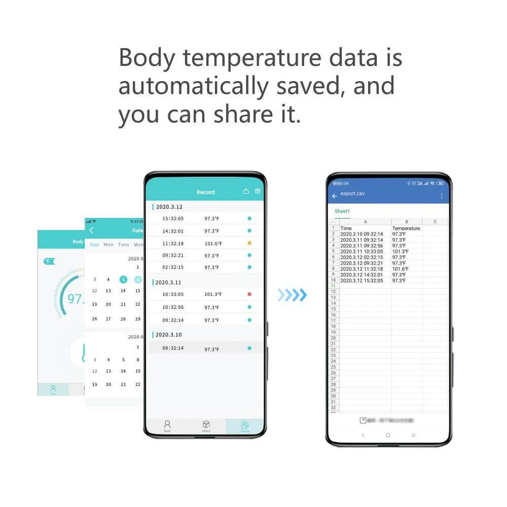 Portable Forehead Phone Thermometer - Image 16