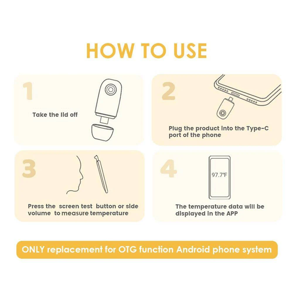 Portable Forehead Phone Thermometer - Image 9