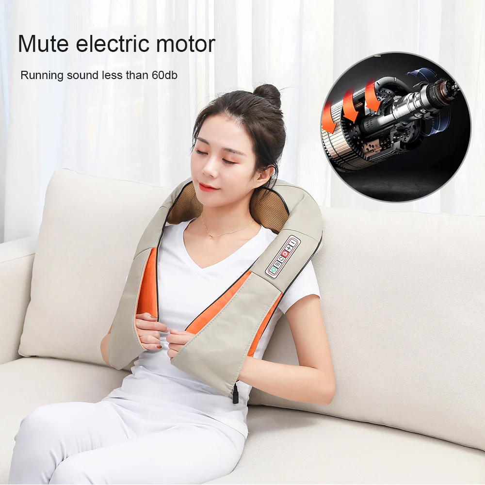 Portable Heated Neck Back Massager - Image 2