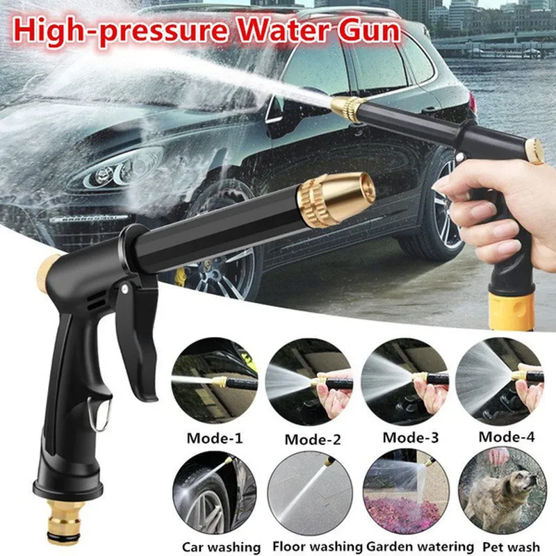 Portable High-Pressure Easy Cleaning Adjustable Water Gun - Image 4