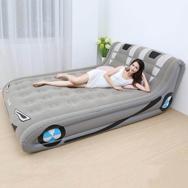 Portable Inflatable Double Air Bed Mattress - Image 2