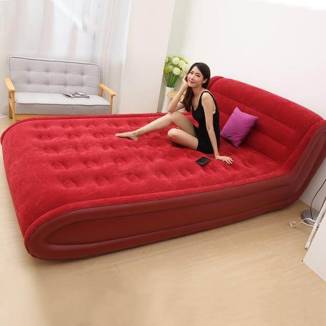 Portable Inflatable Double Air Bed Mattress - Image 3