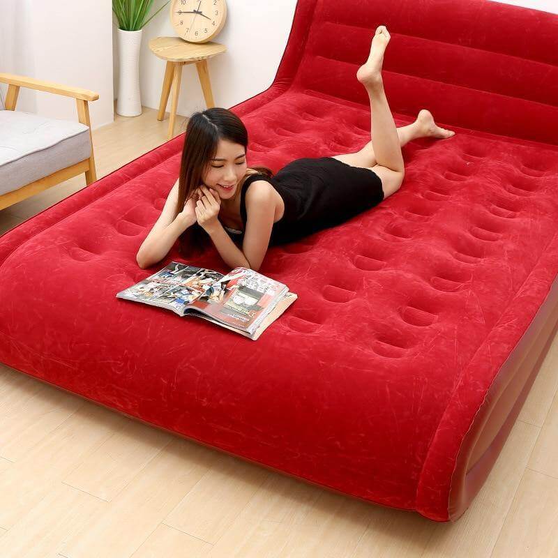 Portable Inflatable Double Air Bed Mattress - Image 4