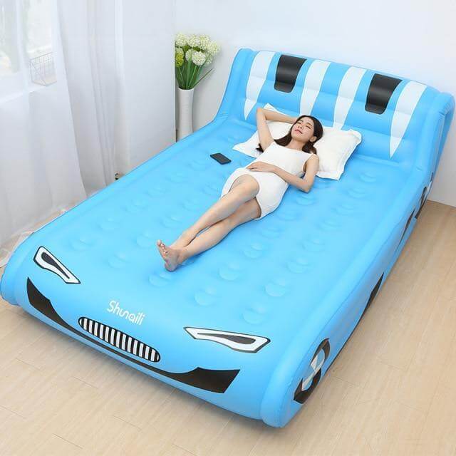 Portable Inflatable Double Air Bed Mattress - Image 5