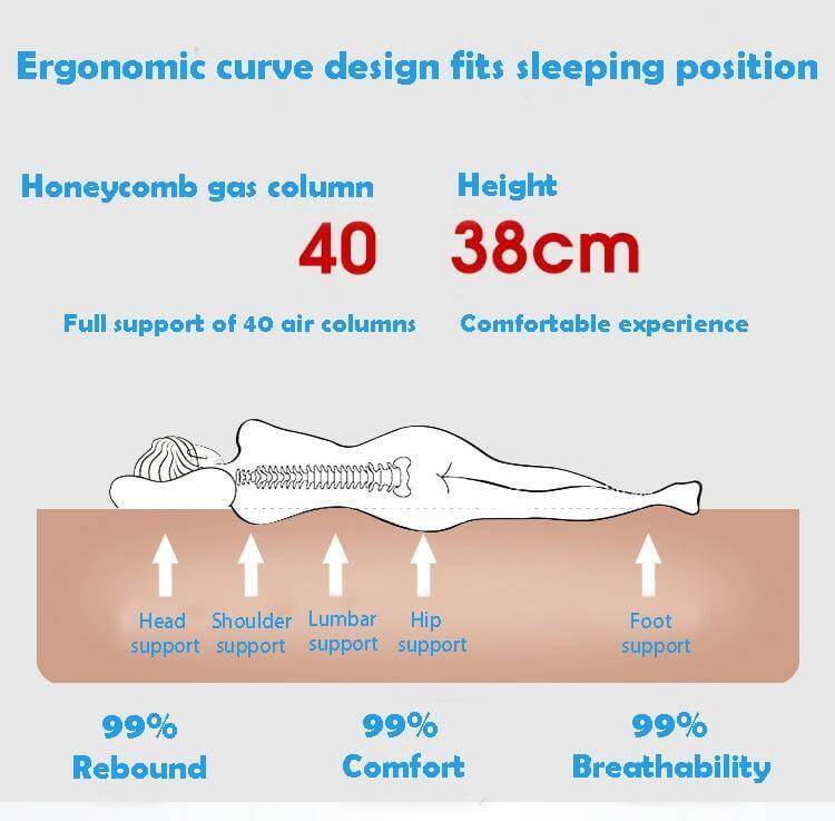 Portable Inflatable Double Air Bed Mattress - Image 6