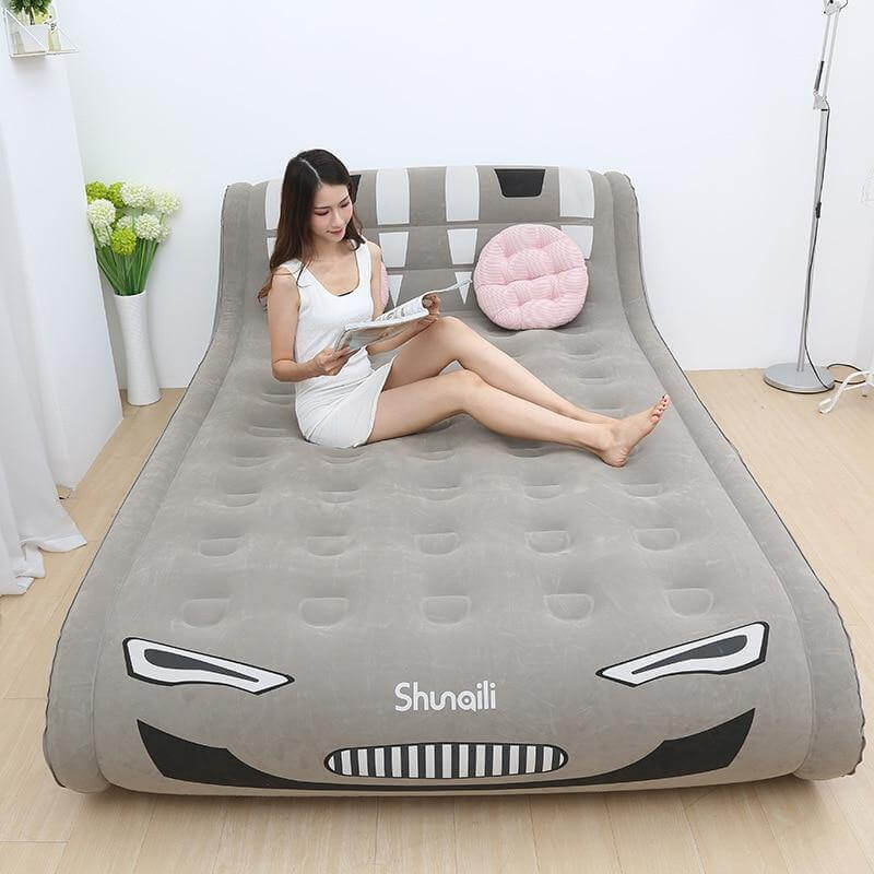 Portable Inflatable Double Air Bed Mattress - Image 7