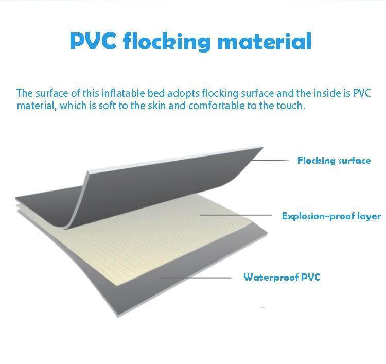 Portable Inflatable Double Air Bed Mattress - Image 8