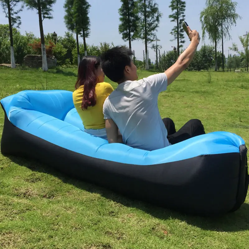 Portable Inflatable Outdoor Air Sofa Bed Lounger - Image 2