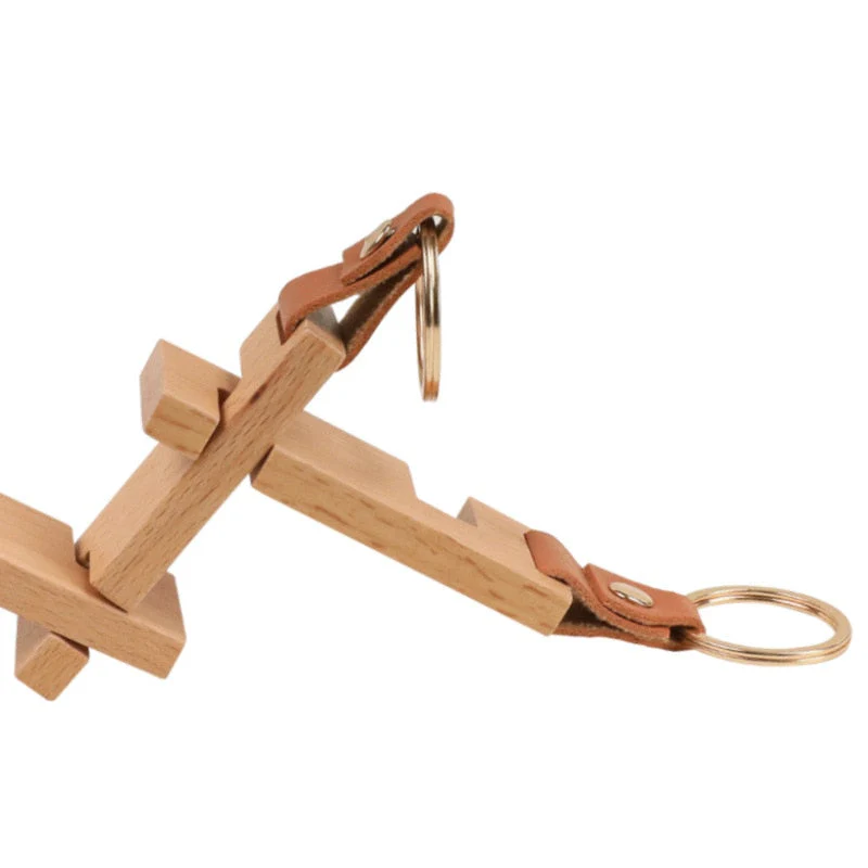 Portable Keychain Wood Phone Stand - Image 4