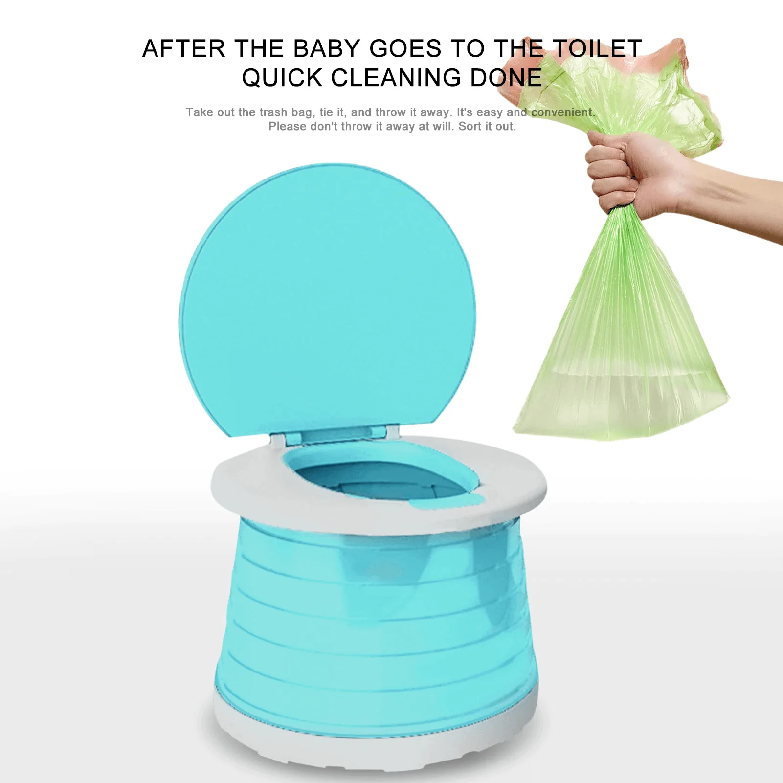 Portable Kids Travel Potty Training Seat - Image 9
