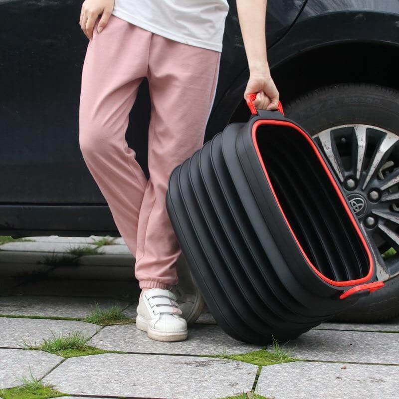 Portable Large Capacity Outdoor Car Folding Storage Bucket - Image 3