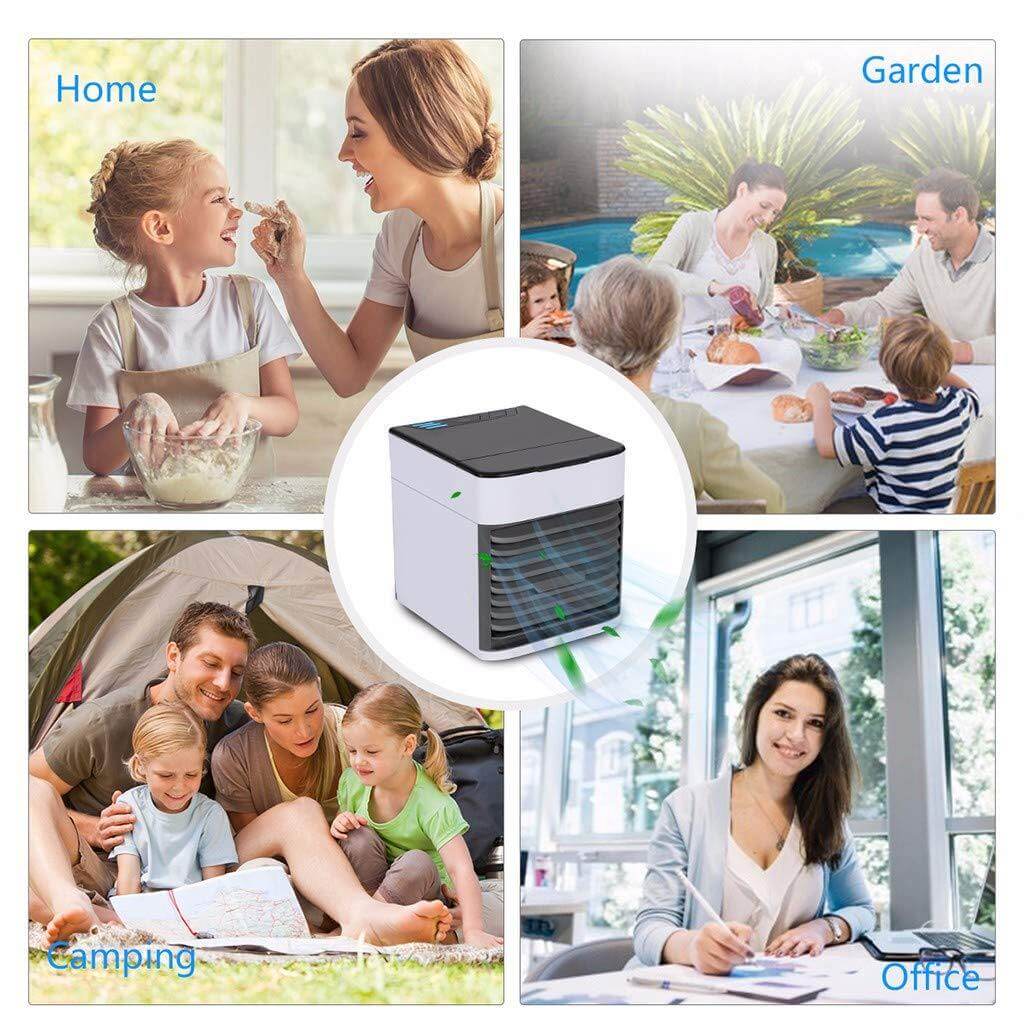 Portable Mini Desktop Humidifier Air Cooler Fan - Image 2