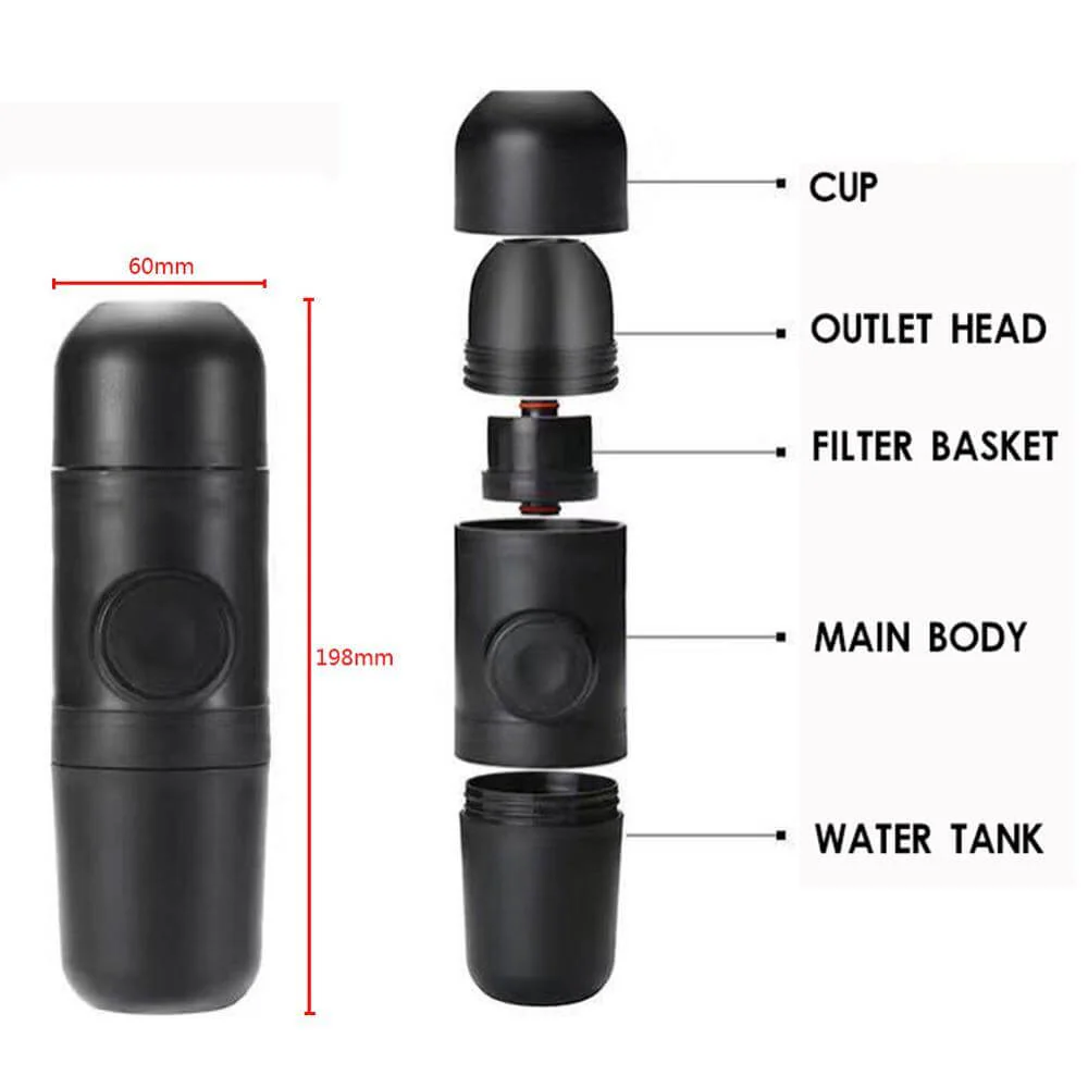 Portable Mini Espresso Coffee Maker - Image 3
