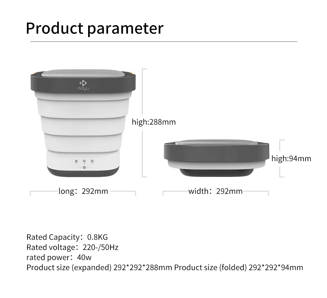 Portable Mini Foldable Washer - Image 9