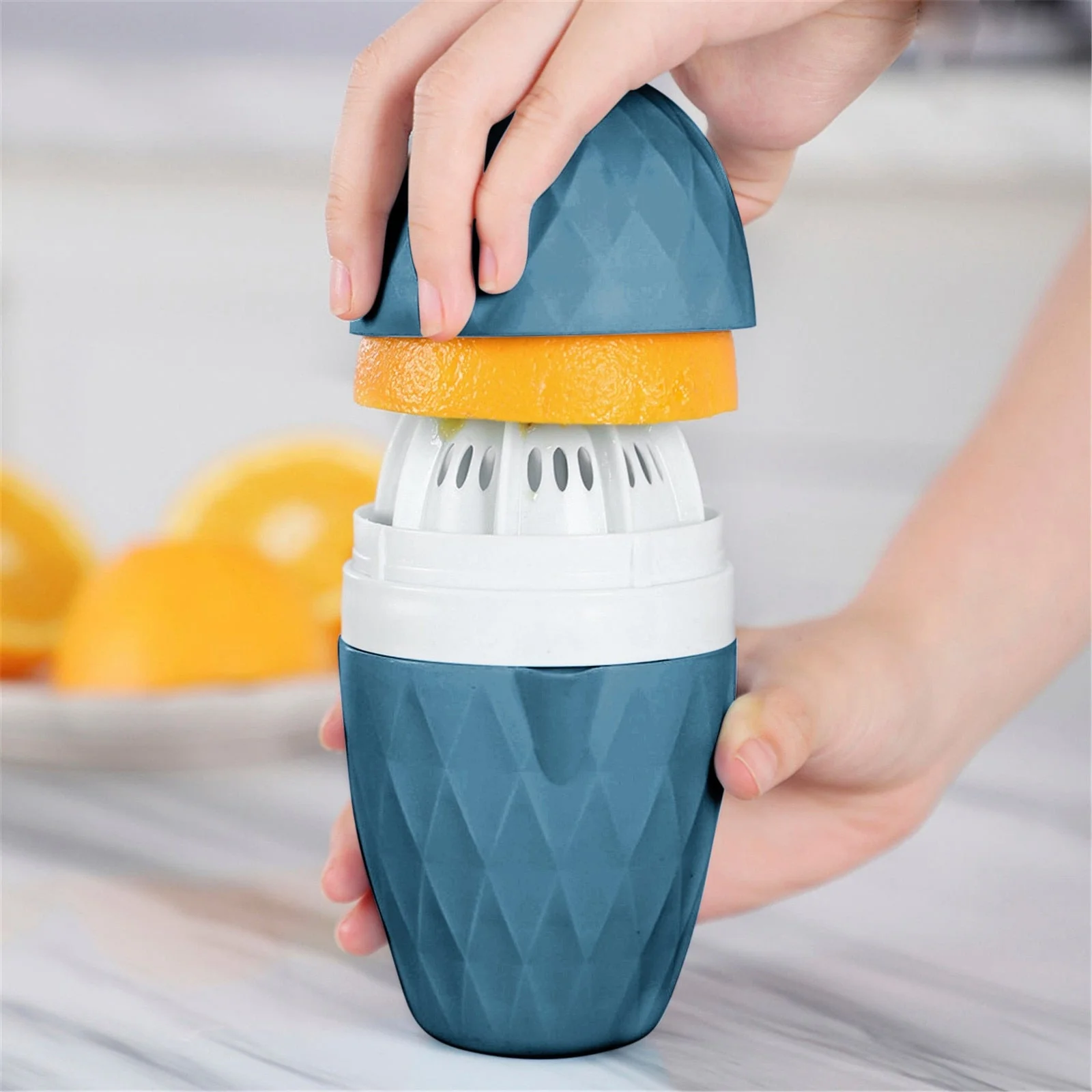 Portable Mini Orange Lemon Press Hand Squeezer - Image 11