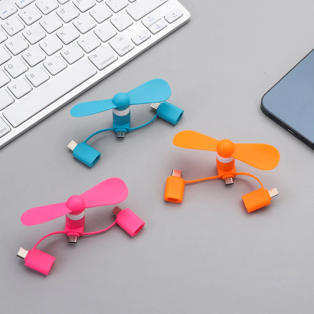 Portable Mini Phone USB Fan - Image 2