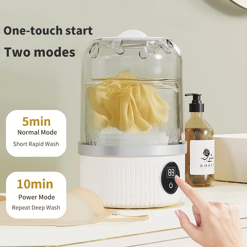 Portable Mini Travel Ultrasonic Washing Machine - Image 2