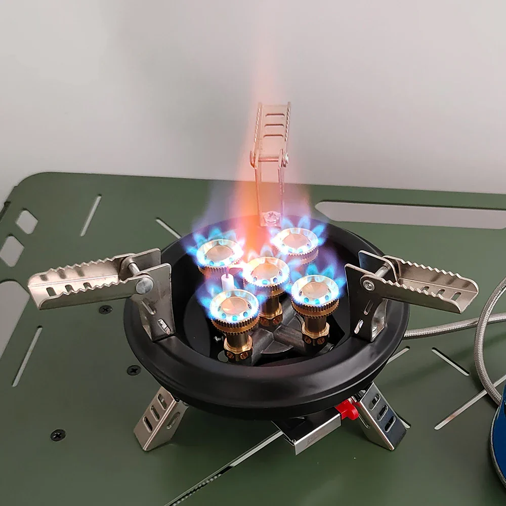 Portable Multi-Burner Quick Ignition Outdoor Gas Cooker - Image 3