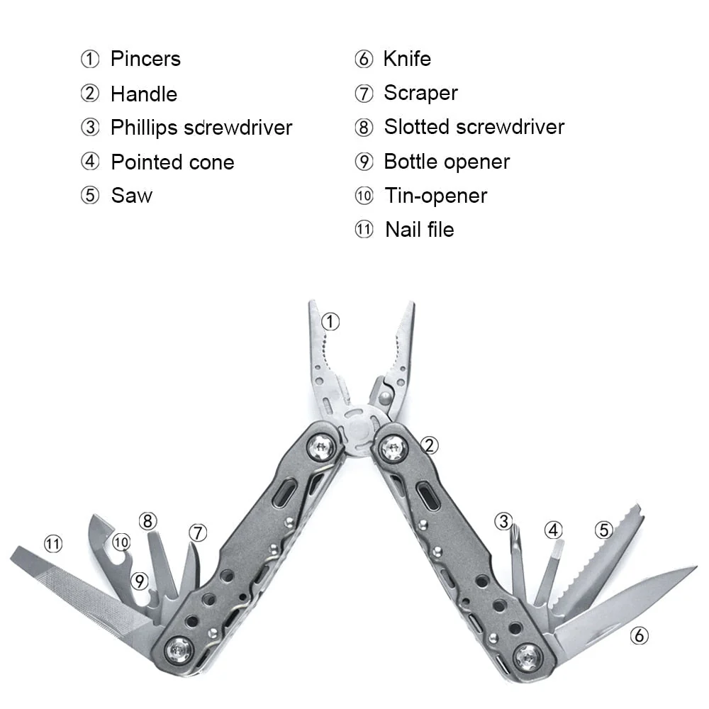 Portable Multitool Wire Cutter Camping Plier - Image 7