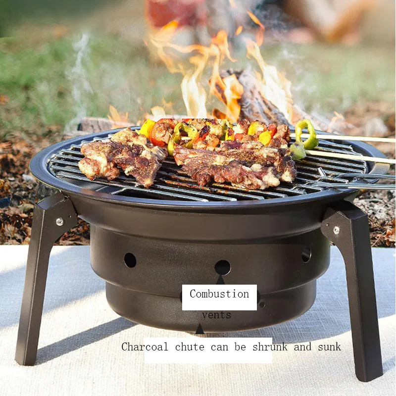 Portable Non-Stick Elite Adventure Camping Grill - Image 3