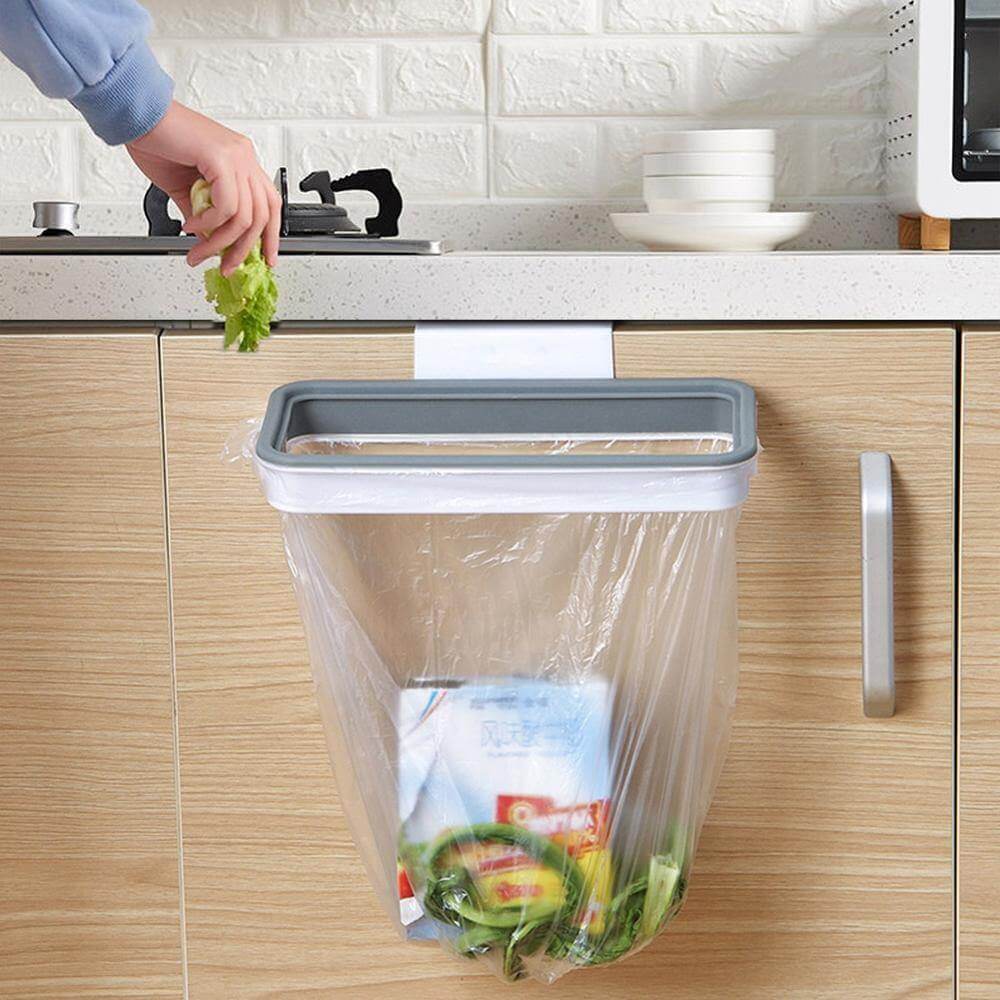 Portable Plastic Hanging Garbage Bag - Image 4