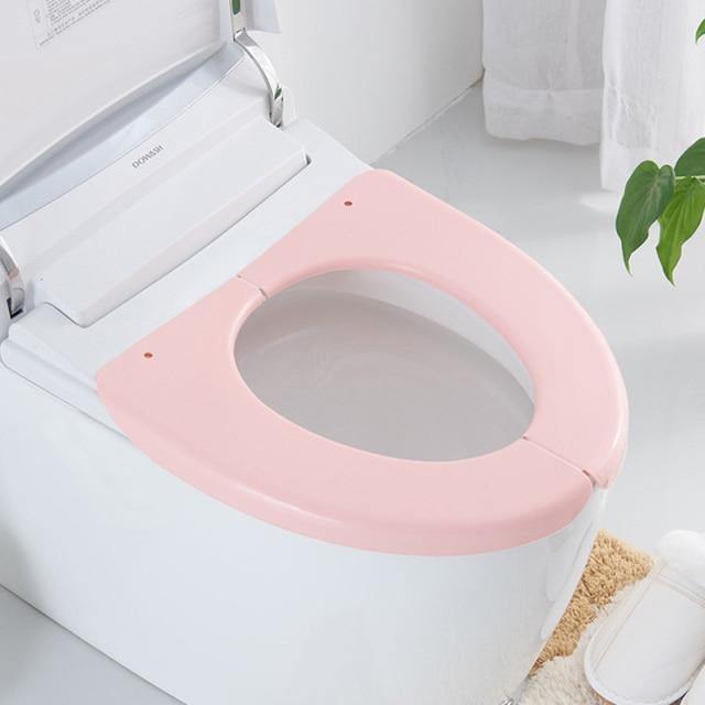 Portable Plastic Toilet Seat Cover - Image 6