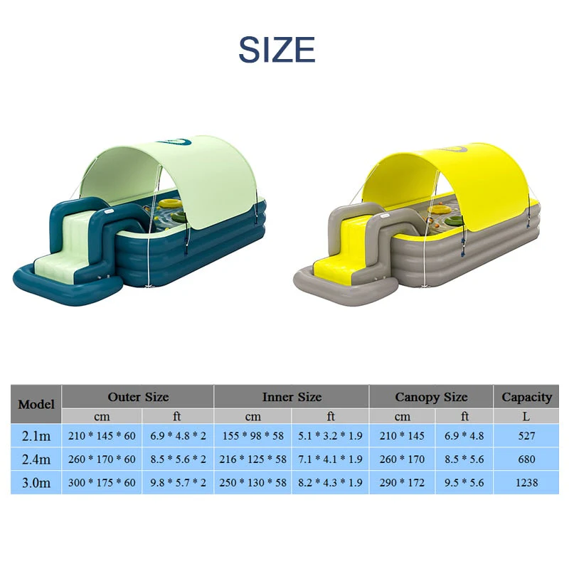 Portable Pool Inflatable Water Slide - Image 4