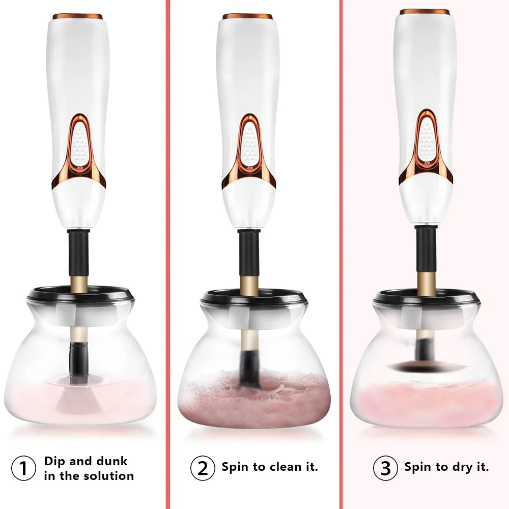 Portable Quick Makeup Brush Cleaner Dryer - Image 8