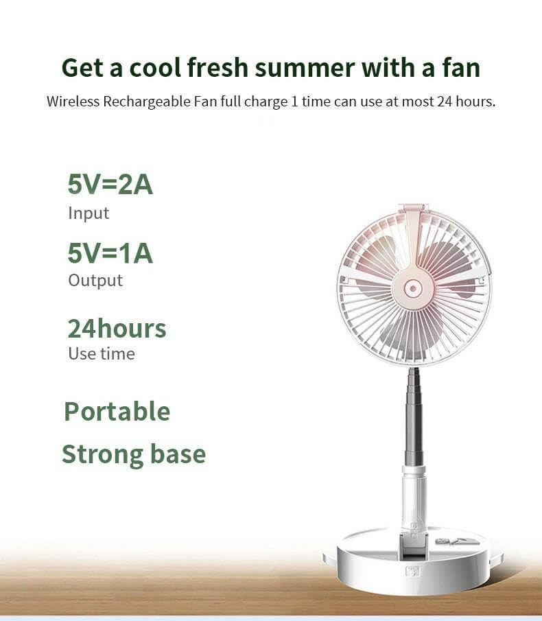 Portable Remote Control Air Conditioner Humidifier with Light - Image 9