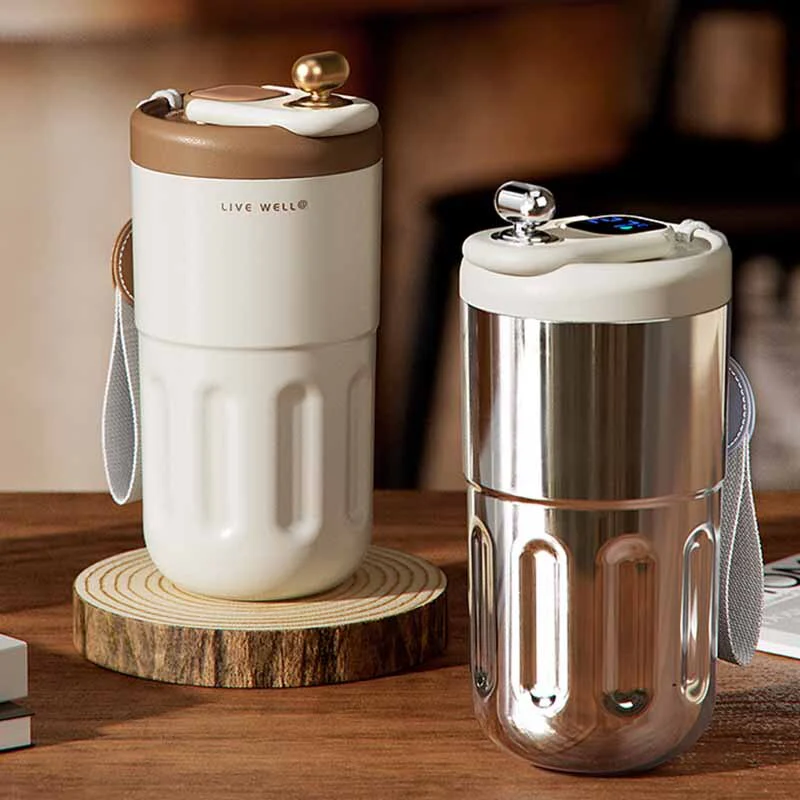Portable Smart Stainless Steel Coffee Cup - Image 3