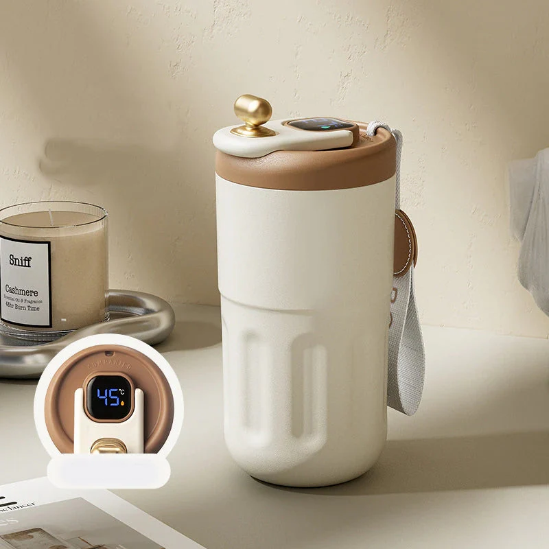 Portable Smart Stainless Steel Coffee Cup - Image 7