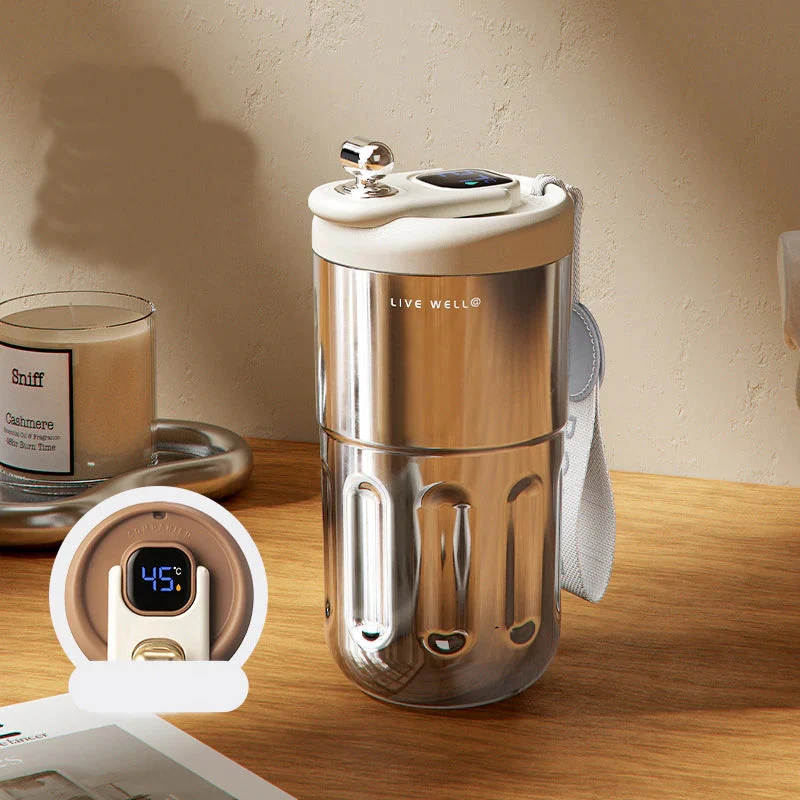Portable Smart Stainless Steel Coffee Cup - Image 8