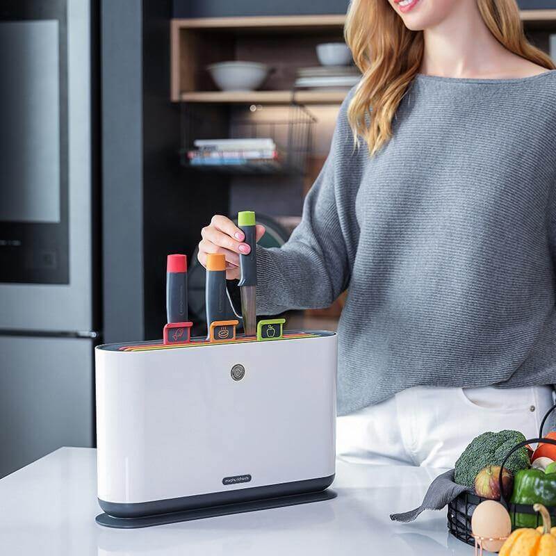 Portable Smart UV Light Chopping Board Knife Sterilizer Holder - Image 3