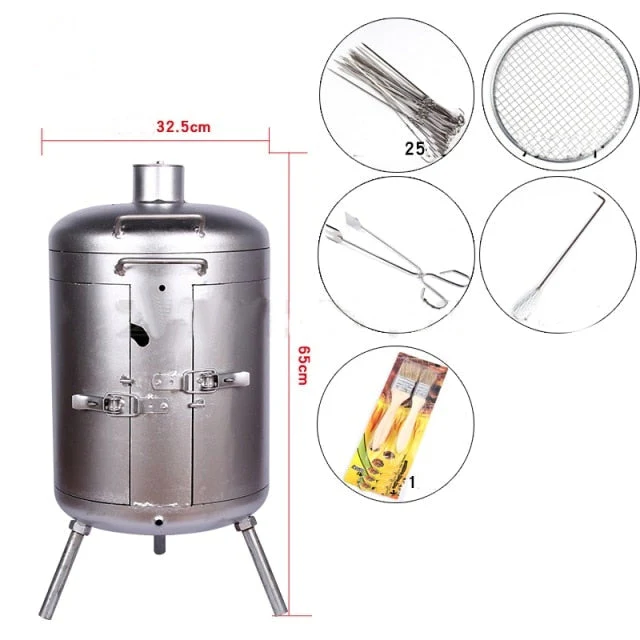 Portable Smokeless All-in-One Camping Grill - Image 4