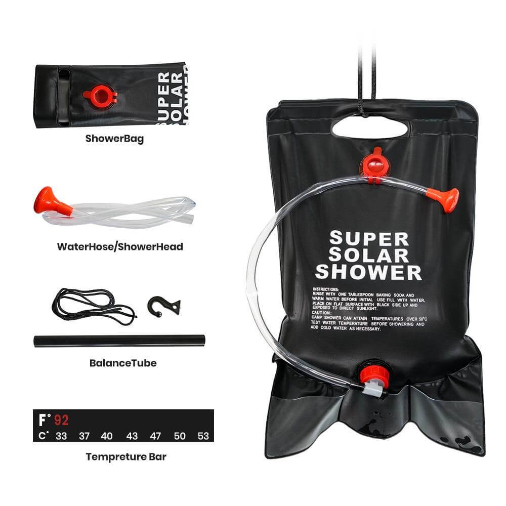 Portable Solar Heated Camping Shower Bag - Image 7
