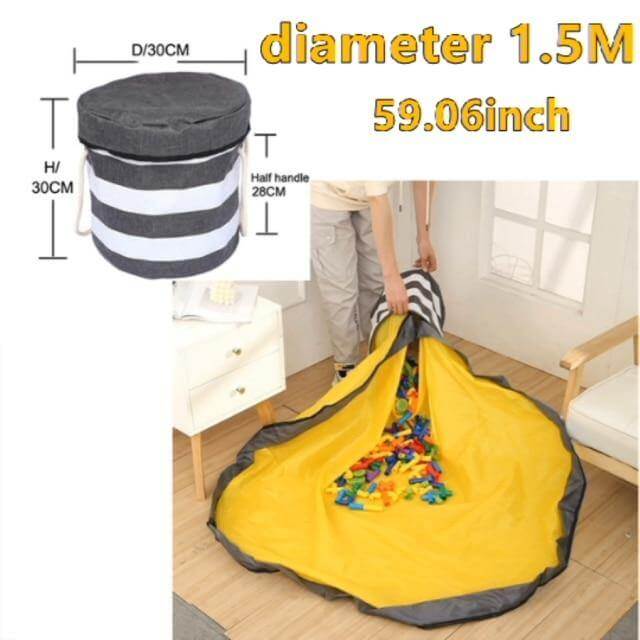 Portable Toy Easy Clean-up Storage Organizer Bag - Image 15