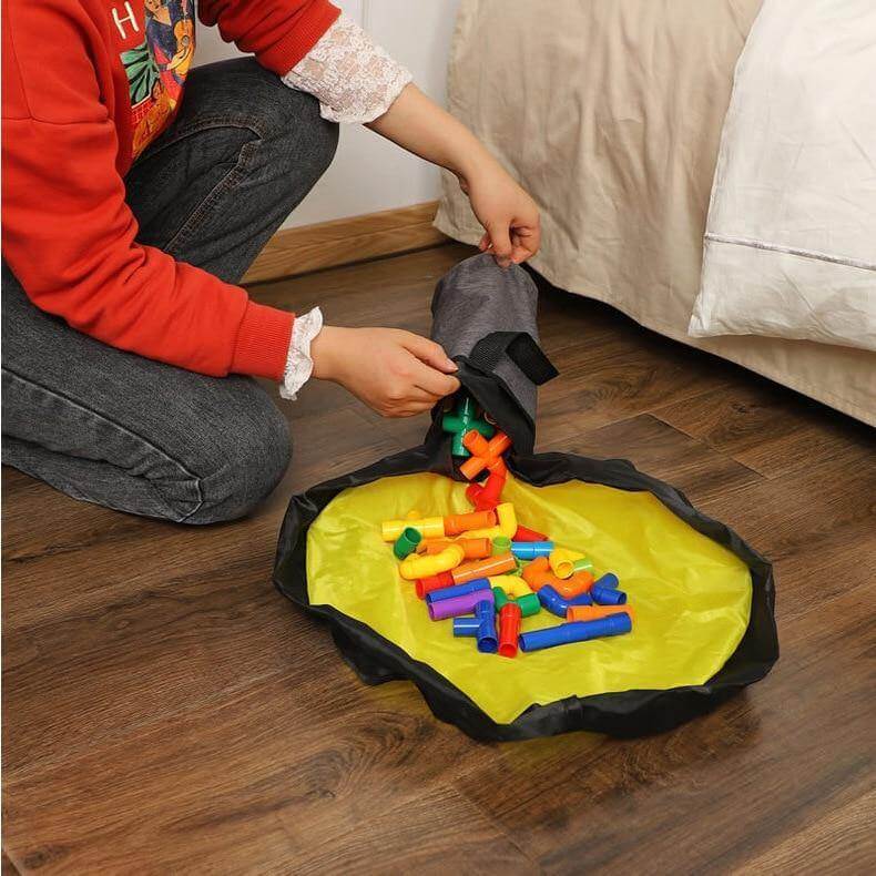 Portable Toy Easy Clean-up Storage Organizer Bag - Image 20