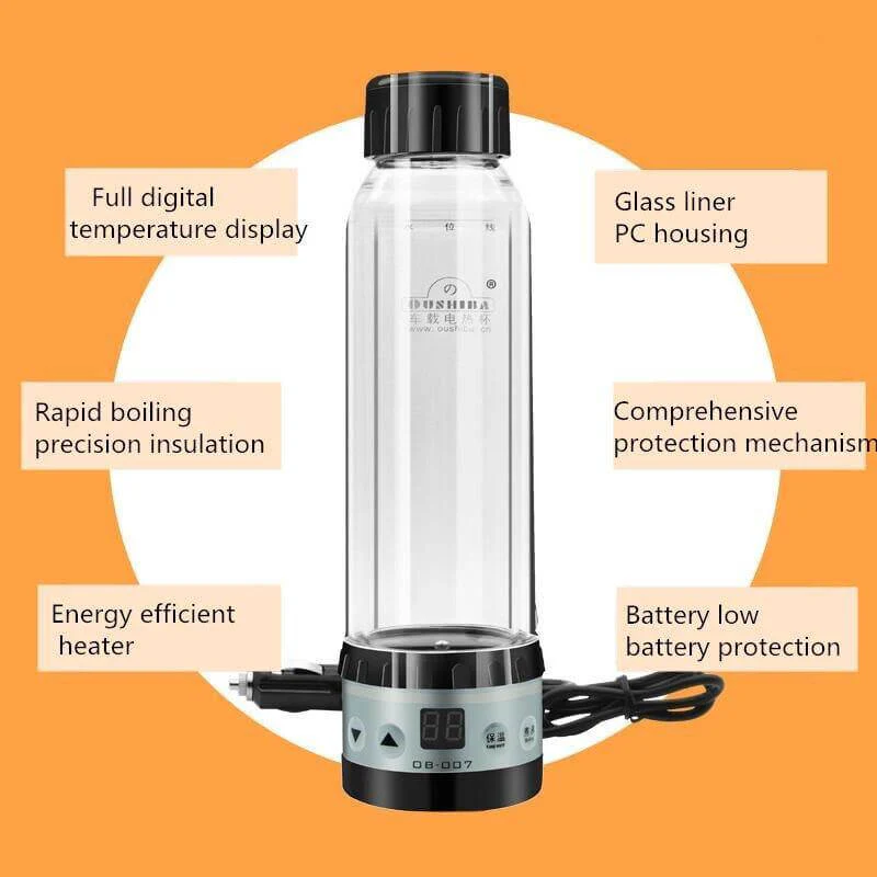 Portable Travel Car Kettle Bottle - Image 9