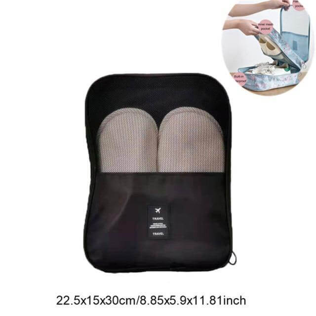 Portable Travel Shoe Clothes Storage Organizer Bag - Image 8