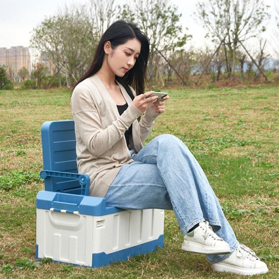Portable Travel Storage Box Chair - Image 5
