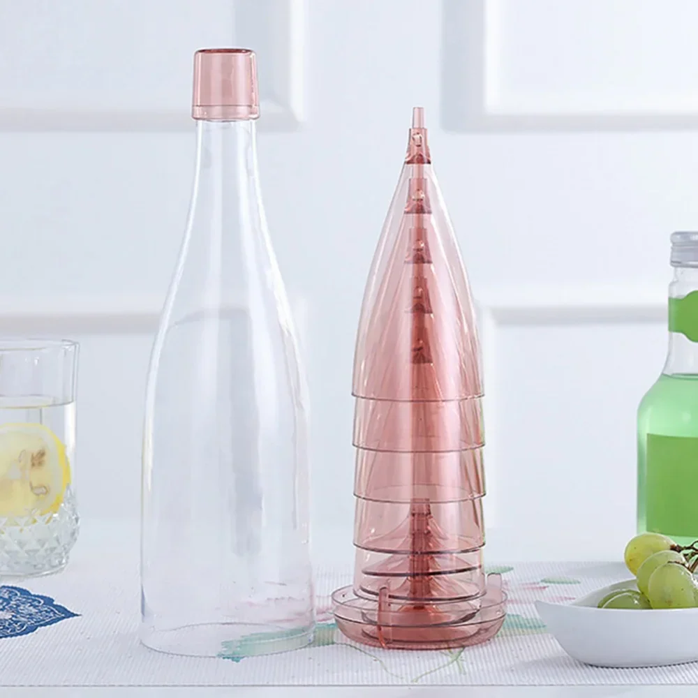 Portable Travel Wine Glass Bottle Set - Image 2
