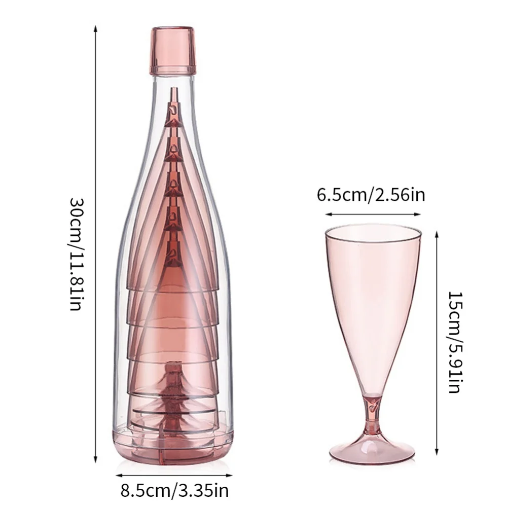 Portable Travel Wine Glass Bottle Set - Image 6