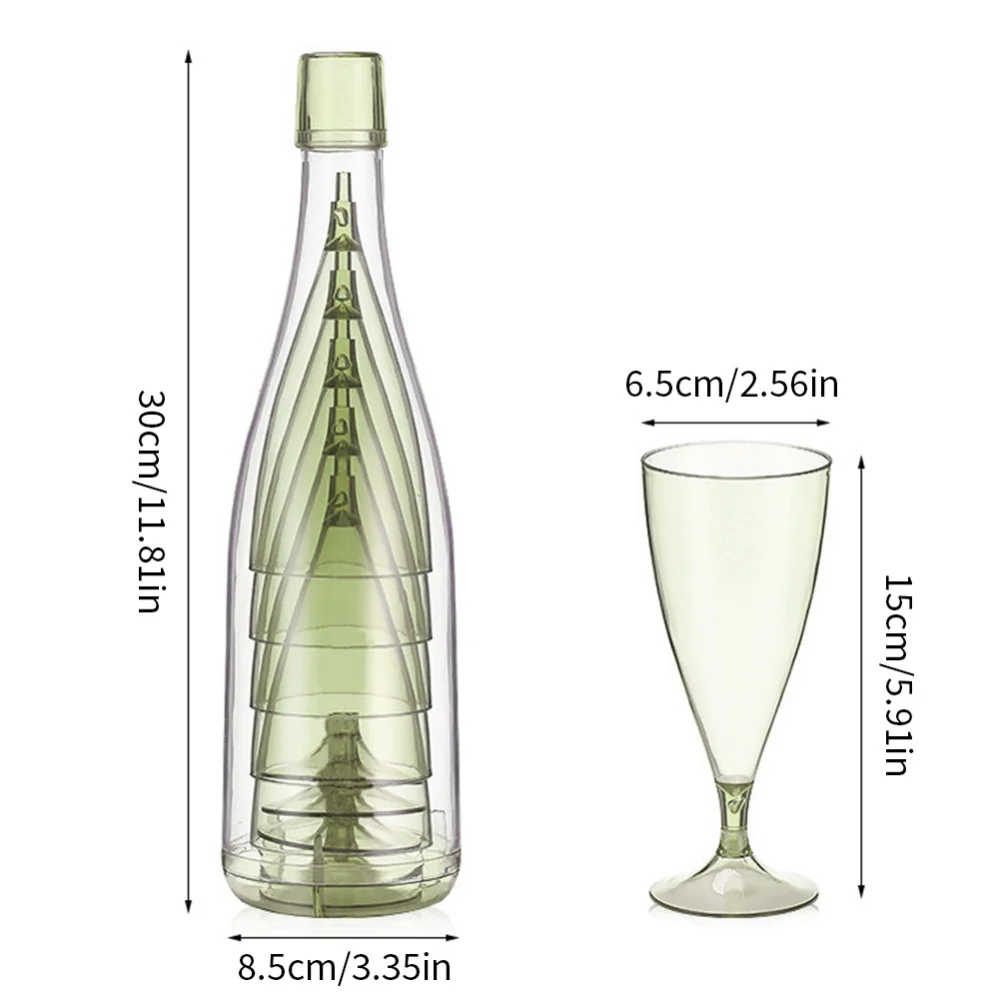 Portable Travel Wine Glass Bottle Set - Image 8