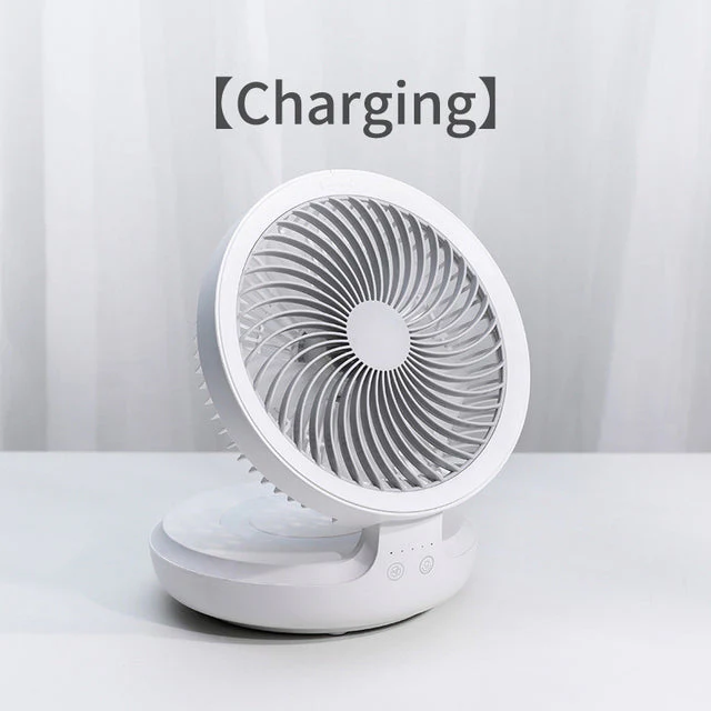 Portable Wireless Foldable Fan Night Lamp - Image 10