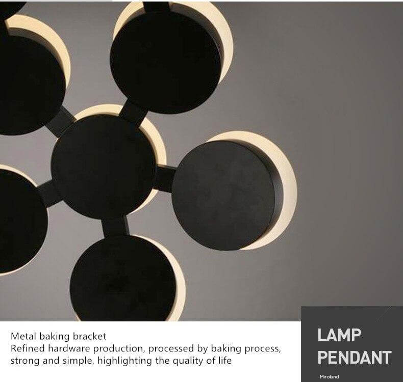 Postmodern LED Nordic Hanging Half Star Chandelier - Image 3
