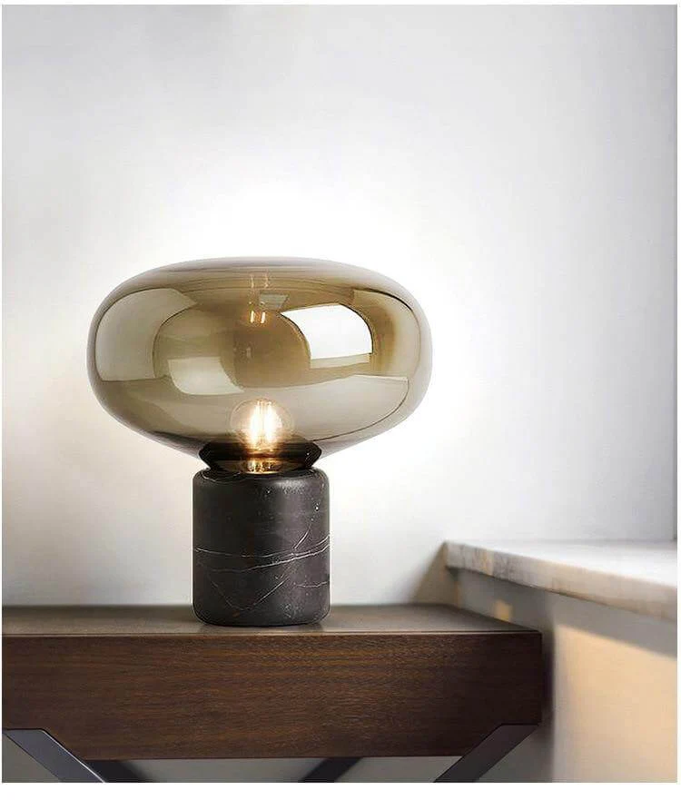 Postmodern Marble Glass Led Table Lamp - Image 8