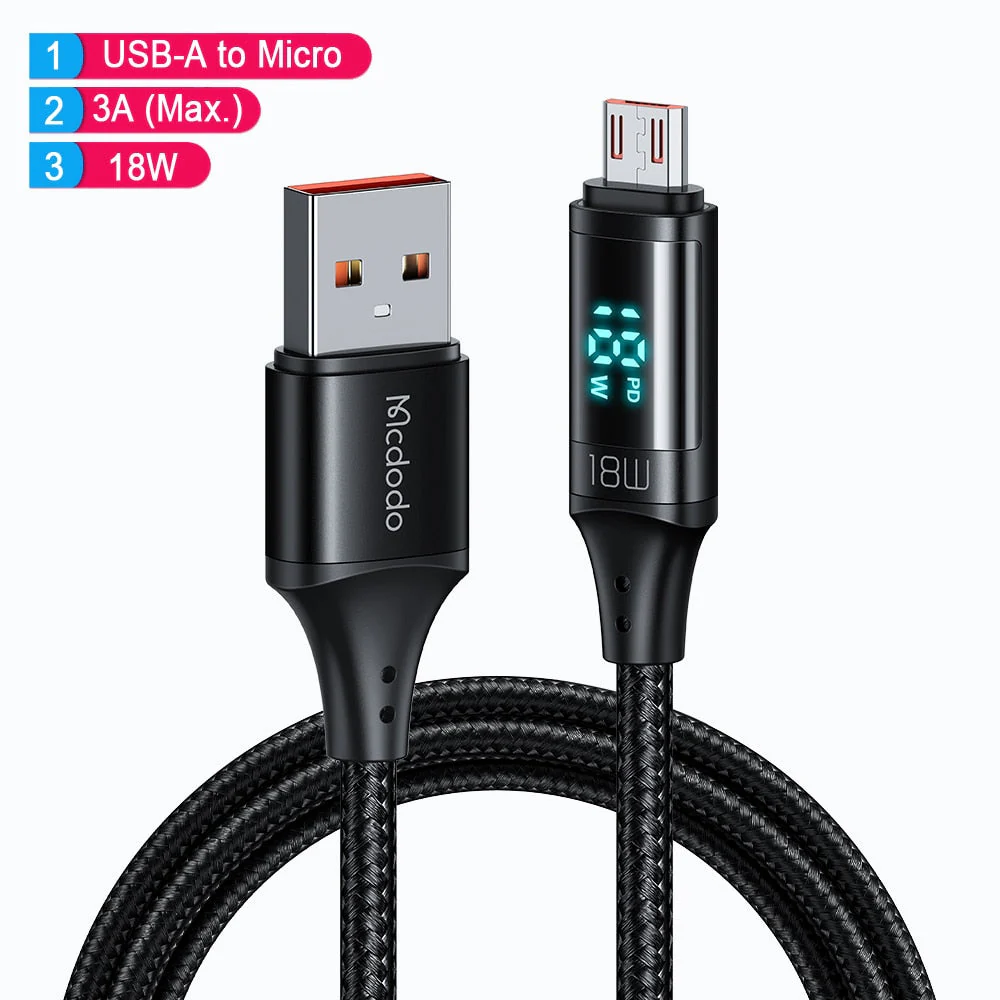 Power Display Universal Fast Charging Phone Cable - Image 7
