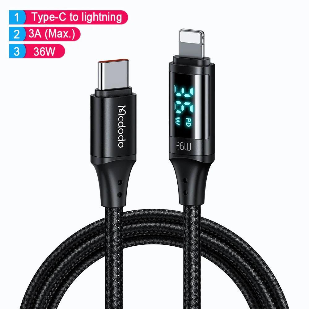 Power Display Universal Fast Charging Phone Cable - Image 9